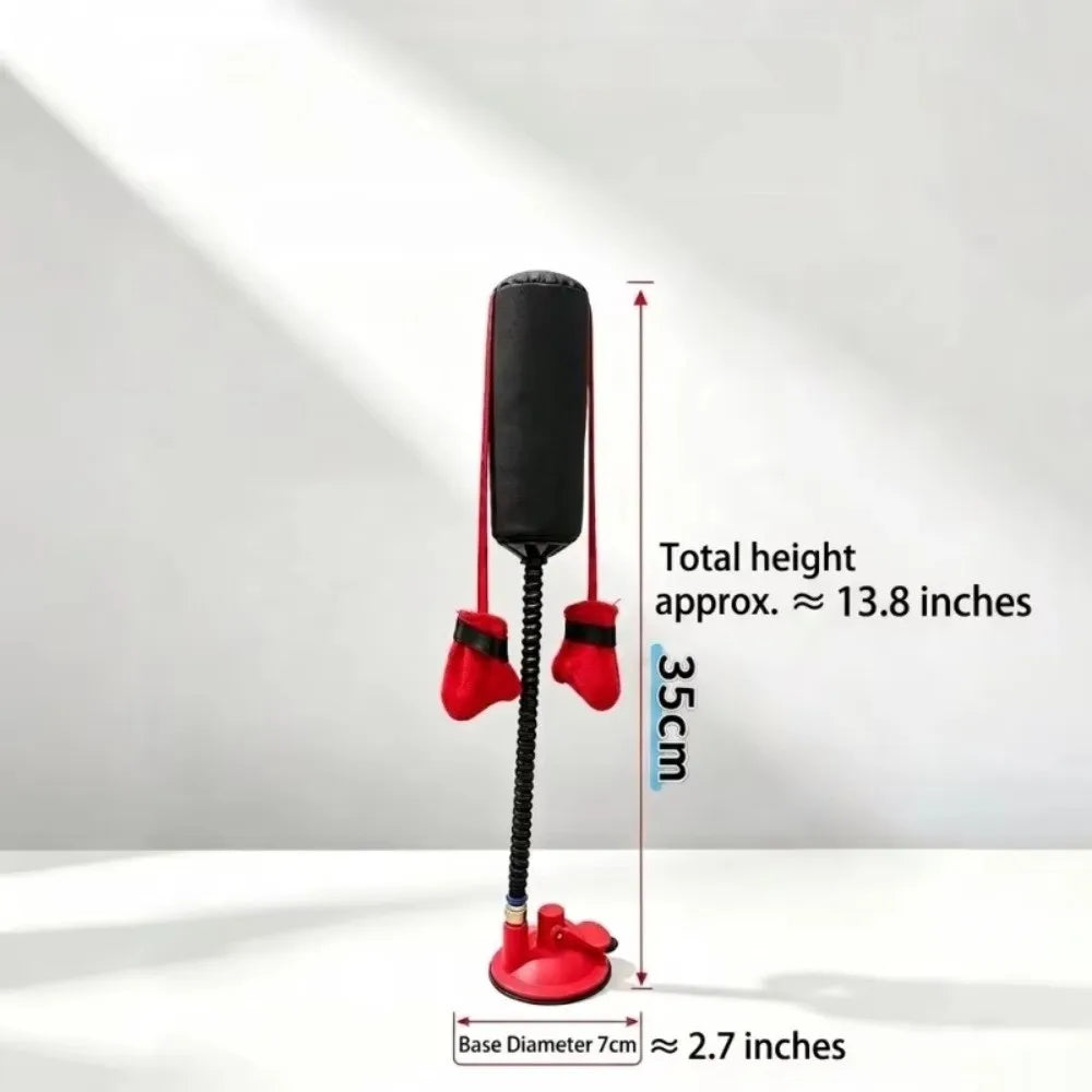 Suction Cup Base Cat Boxing Toy Self-Standing Spring Loaded Pet