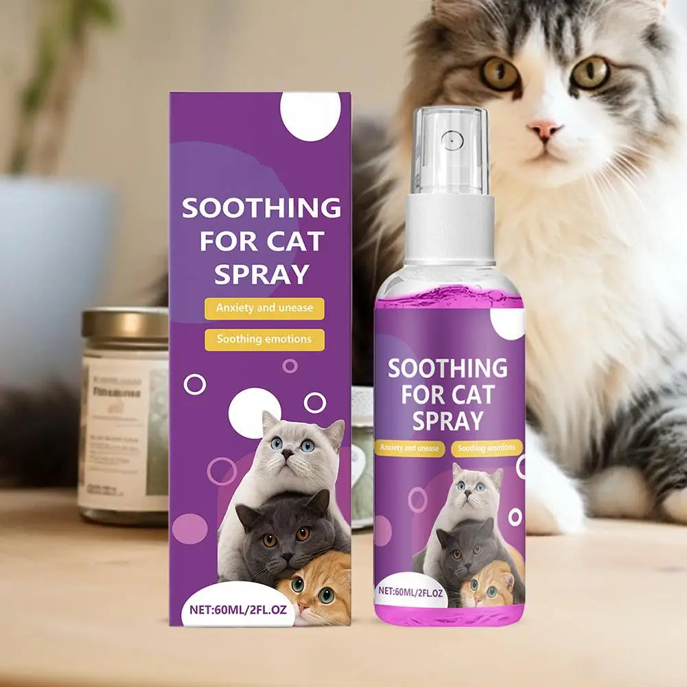Pet Calming Spray Pet Pheromone Cat Emotional Soothing Spray Anti Stress Non-irritating Health Cleaning Supplies For Cats