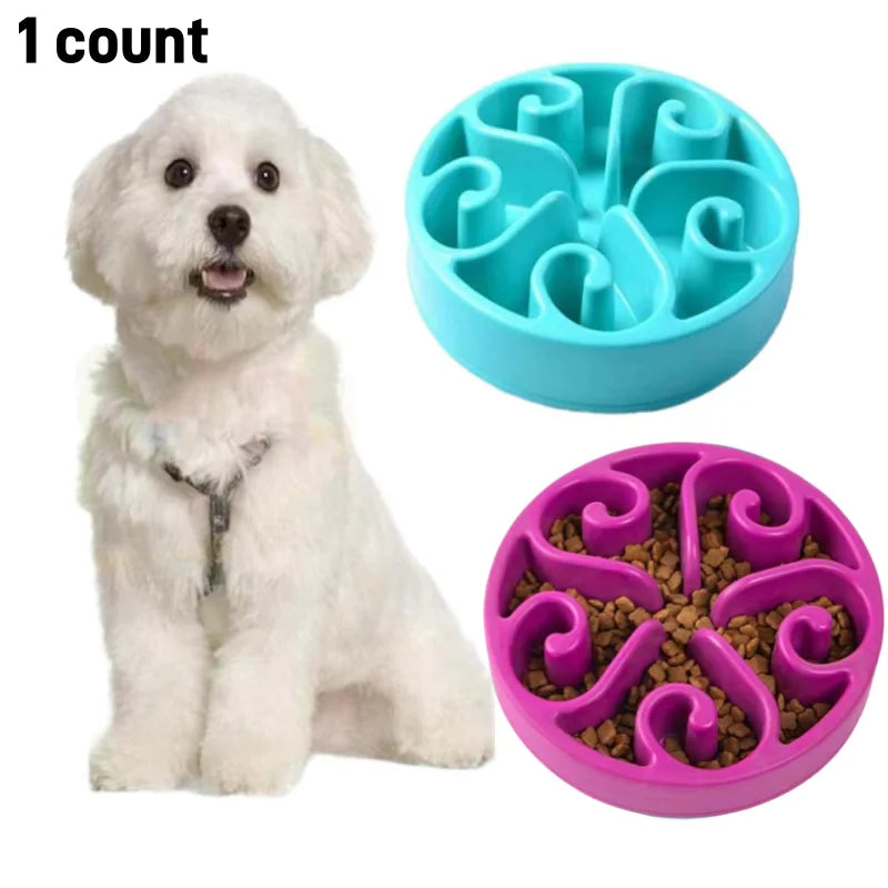 Slow Feeder Dog Bowl - Healthy Eating and Digestion Solution with