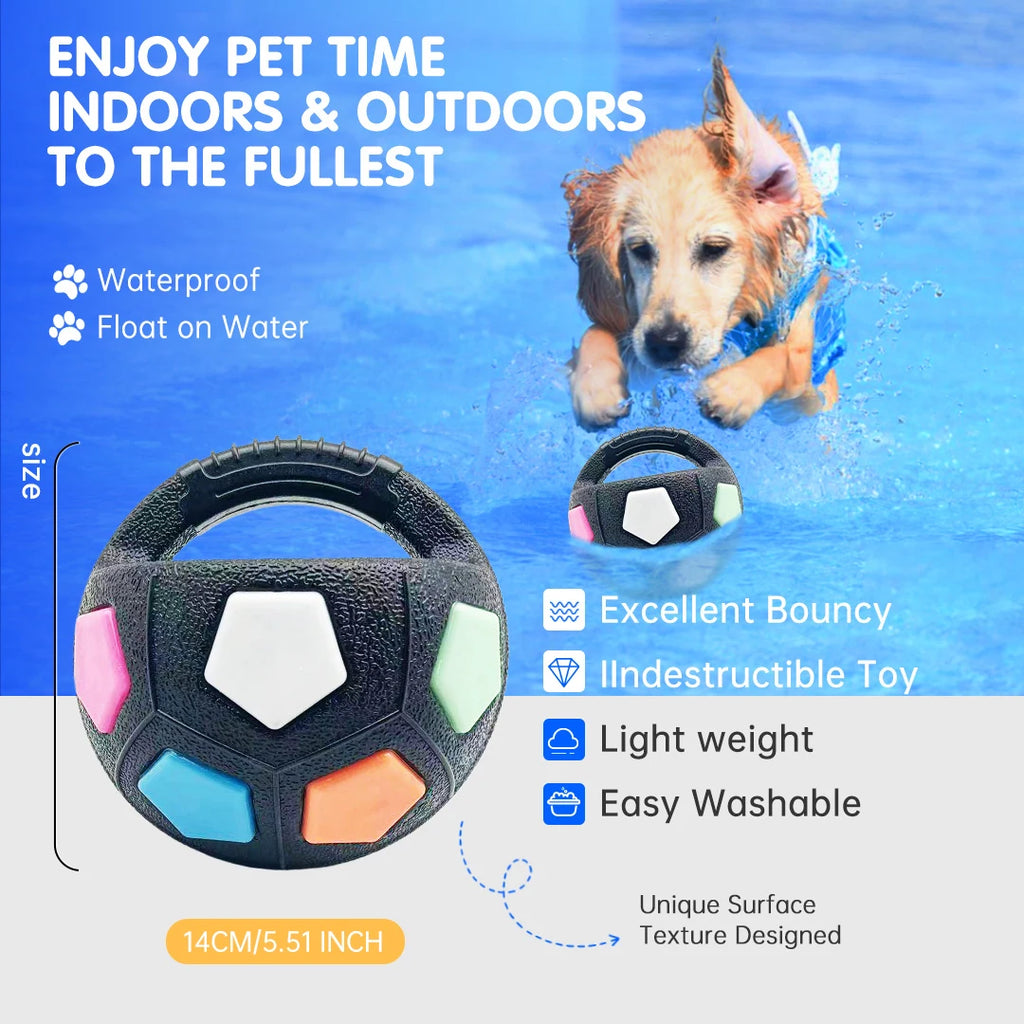 New Football Tennis Ball Shaped Pet Dog Toys, Durable Teething
