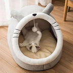 Pet Tent Cave Bed for Cats Small Dogs Self-Warming Cat Tent Bed