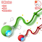 New Cat Interactive Ball Toy Automatic Rolling Ball Faux Tail