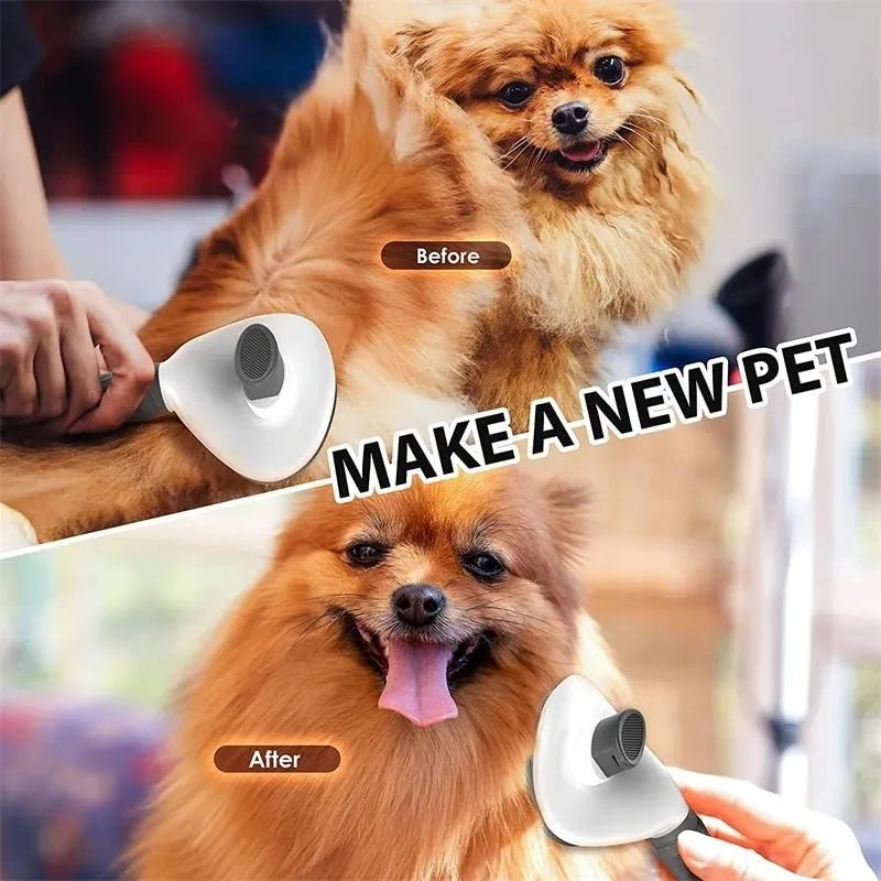 Self-Cleaning Grooming Brush