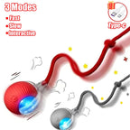 New Cat Interactive Ball Toy Automatic Rolling Ball Faux Tail
