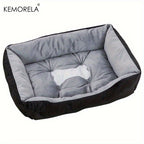 Orthopedic Plush Dog Bed High Rebound Comfortable Support White Pp