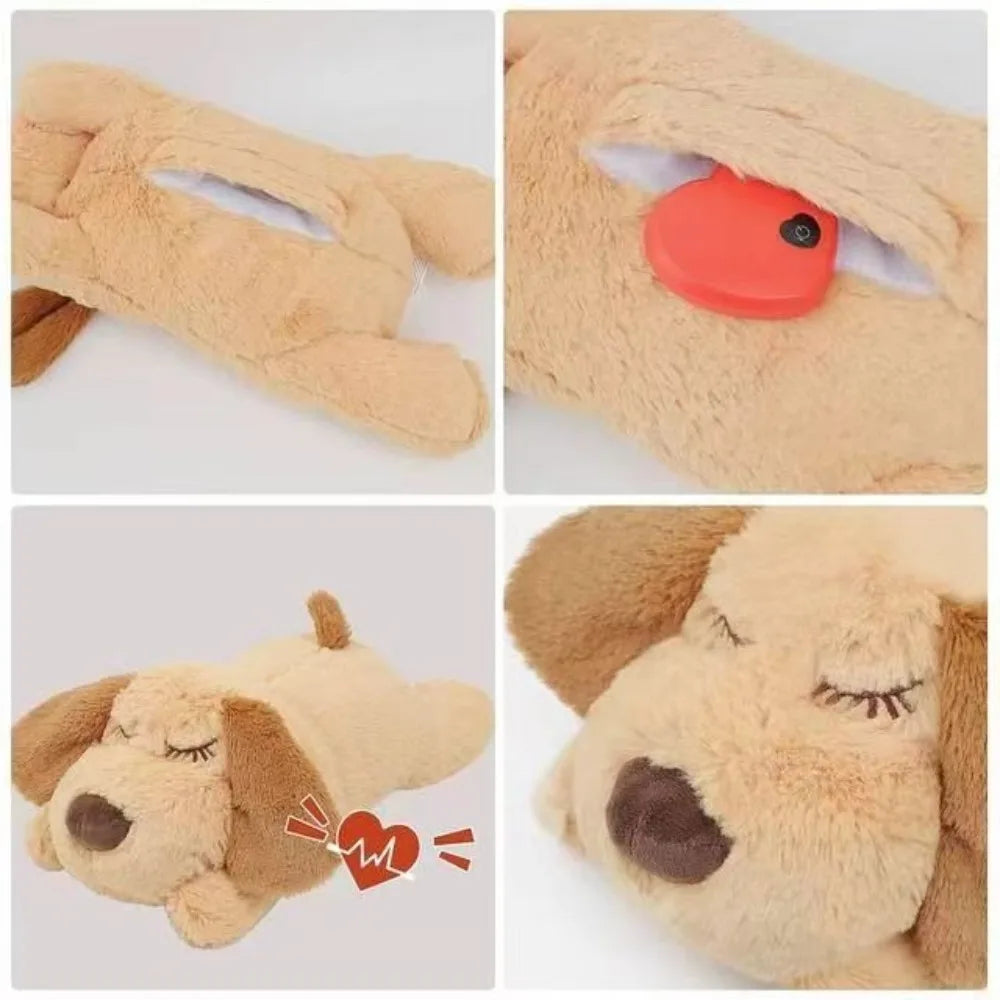 Sleep Aid Dog Heartbeat Toy Anxiety Relief Behavioral Training