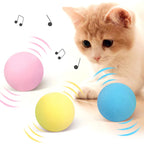 Smart Cat Toys Interactive Ball Plush Electric Catnip Training Toy