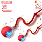 New Cat Interactive Ball Toy Automatic Rolling Ball Faux Tail