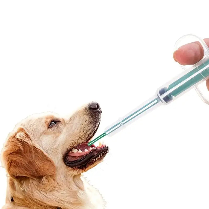 Pet Pill Dispenser  With Soft Tip, Cat Dog Medicine Dispenser Shooter With Ergonomic Plunger, Small Animal Feeding Tool