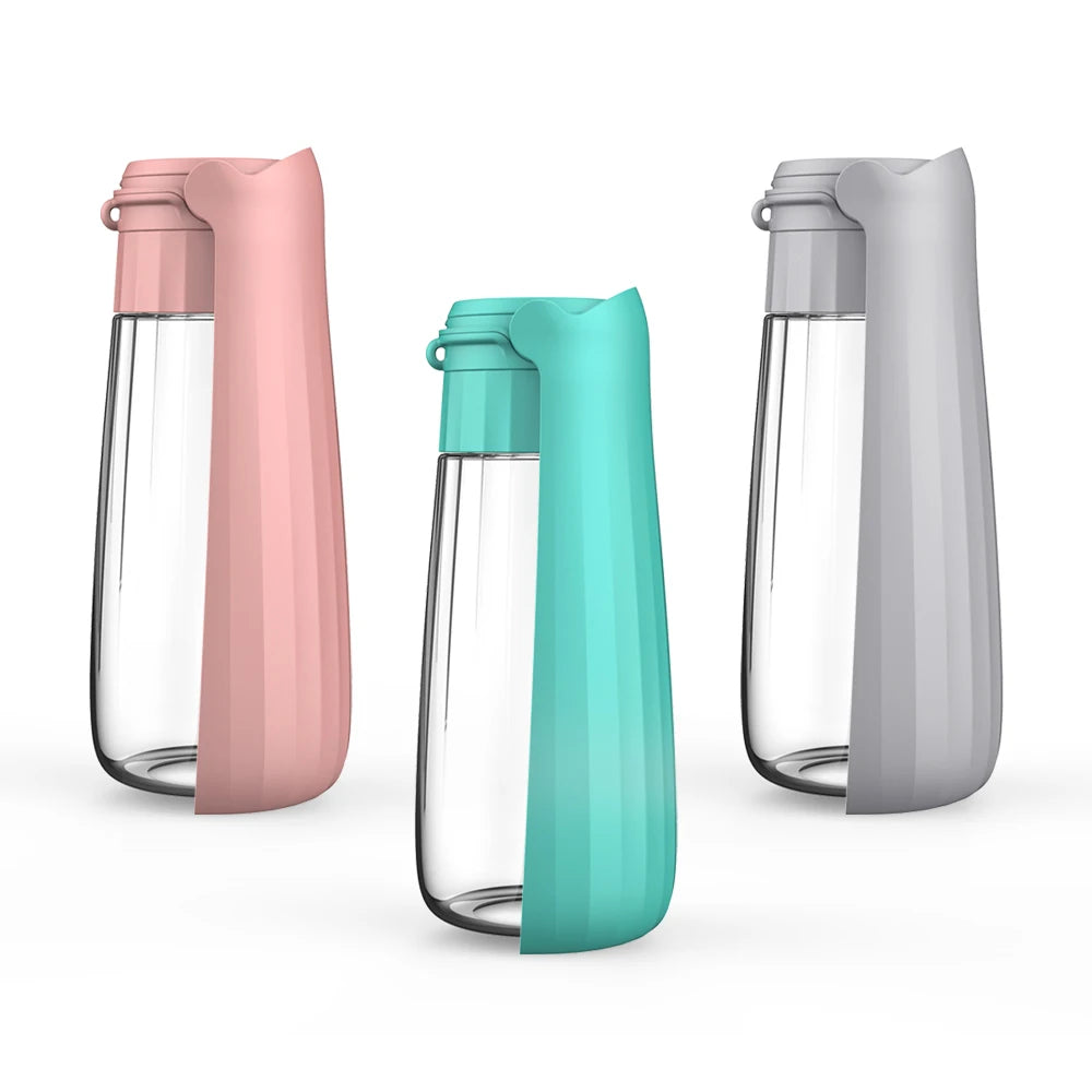 Portable Dog Water Bottle Dispenser For Small Large Dogs Foldable