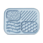 Pet Silicone Slow Feeder Licking Mat Dog Anti_Choke Suction Food