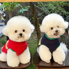 Autumn/Winter Pet Clothing Teddy Button-Front Waistcoat Bichon