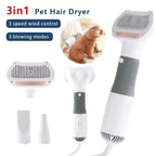 3In1 Pet Dog Dryer Quiet Dog Hair Dryers and Comb Brush Grooming