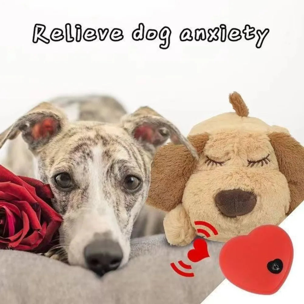 Sleep Aid Dog Heartbeat Toy Anxiety Relief Behavioral Training