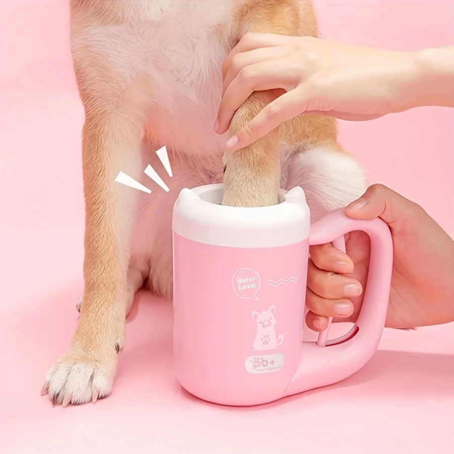 360° Dog Paw Cleaner Cup Portable Pet Paw Washer Soft Silicone