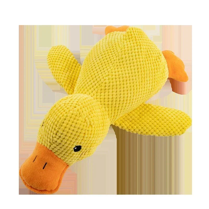 Pet Plush Toy Dog Calming Duck Companion Sleeping Duck Toys Chew