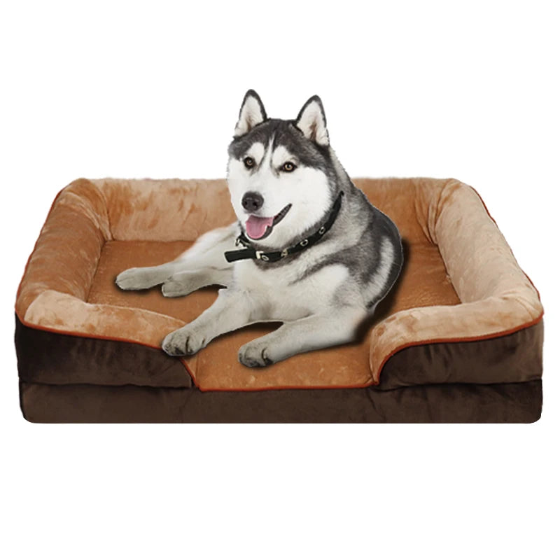 Extra Large Orthopedic Dog Bed Washable Sofa Bed, Support Foam Pet