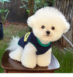 Autumn/Winter Pet Clothing Teddy Button-Front Waistcoat Bichon