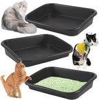 Premium Litter Box, Oversized Pet Litter Box, Low Entry Open