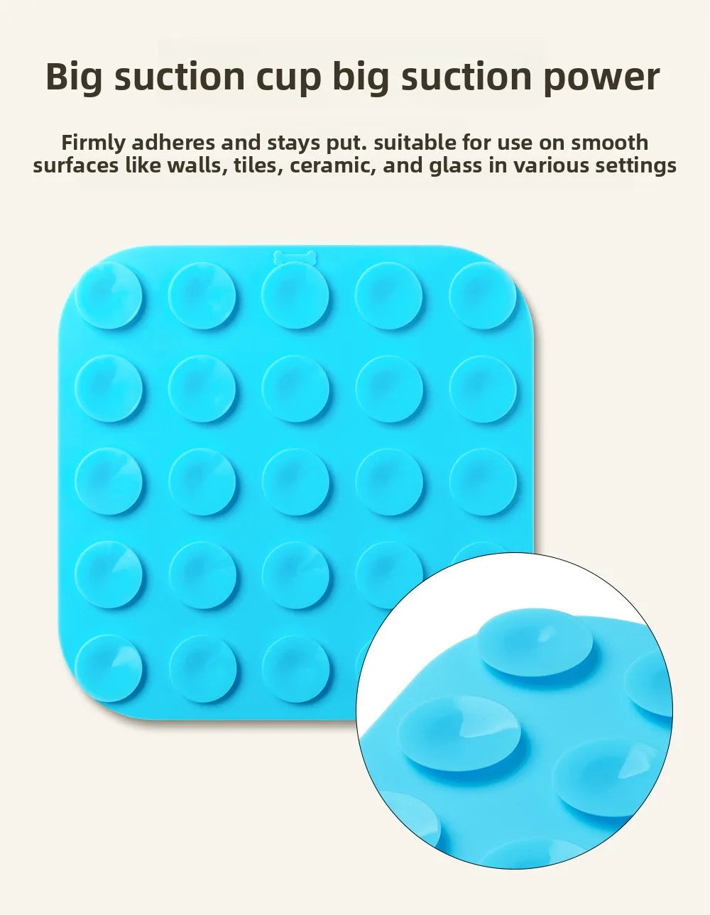 New Pet Silicone Licking Mat Slow Food Maker with Powerful Suction