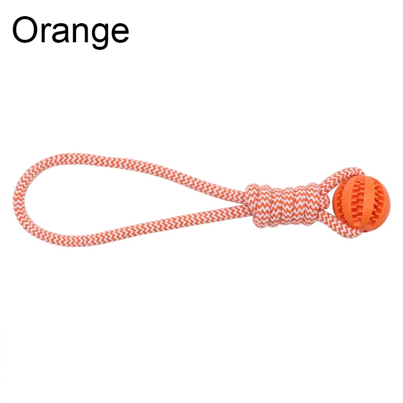 Dog Bite-Resistant Cotton Rope Treat Ball