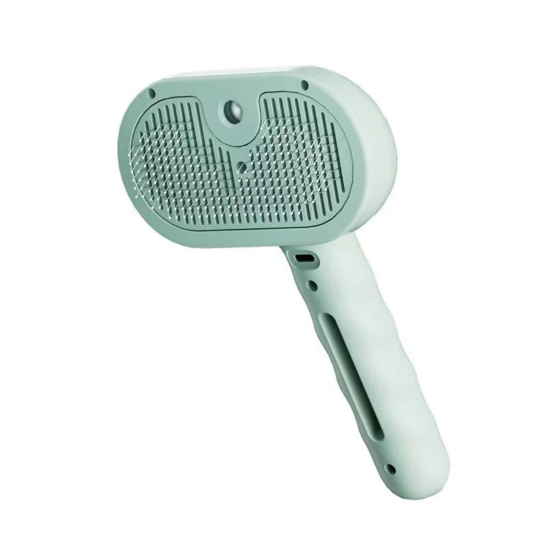 Steamy Dog Brush Electric Spray Cat Hair Brush 3 In1 Dog Steamer