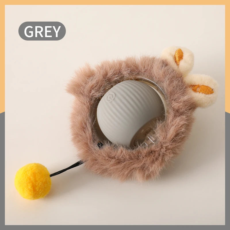 Cat Toys Intelligent Automatic Teasing Ball Silent Irregular