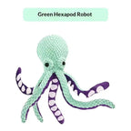 Durable Squeaky Octopus Dog Chew Toy Anxiety Relief Interactive