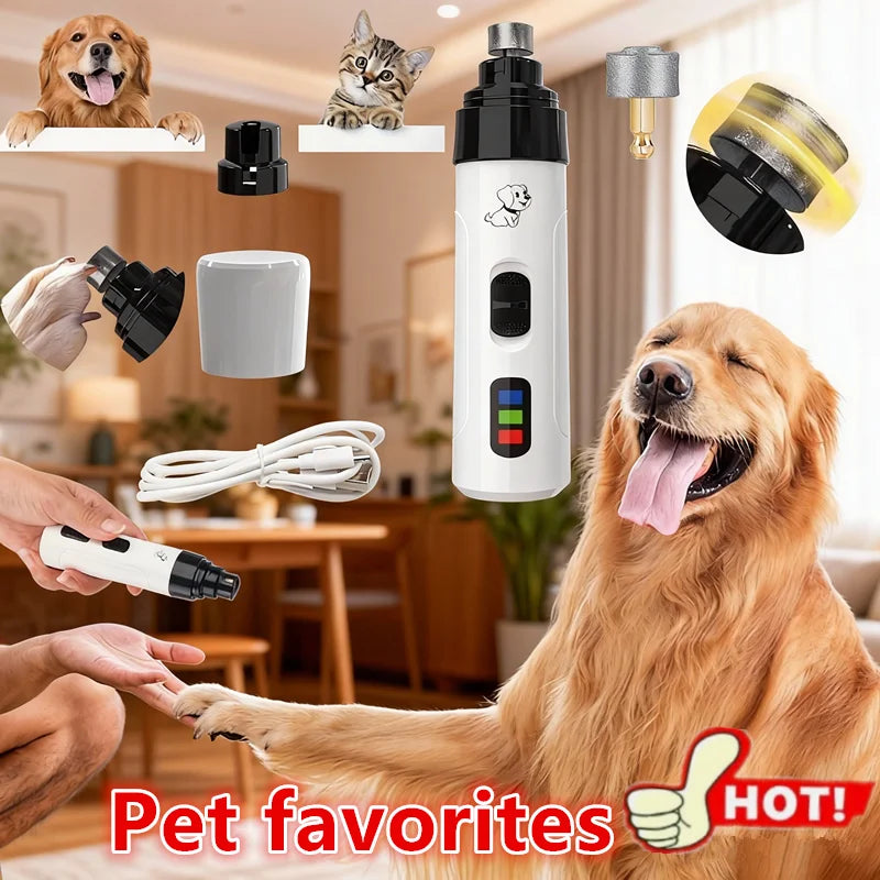 Dog Nail Trimmer Electric Dog Nail Grinder PUppy Cat Nail Clippers