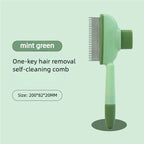 Self Cleaning Dog Brush One Button Release Pet Hair Remover Comb