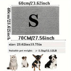 Dog Door Mat for Muddy Paws, ABSorbs Moisture and Dirt, ABSorbent