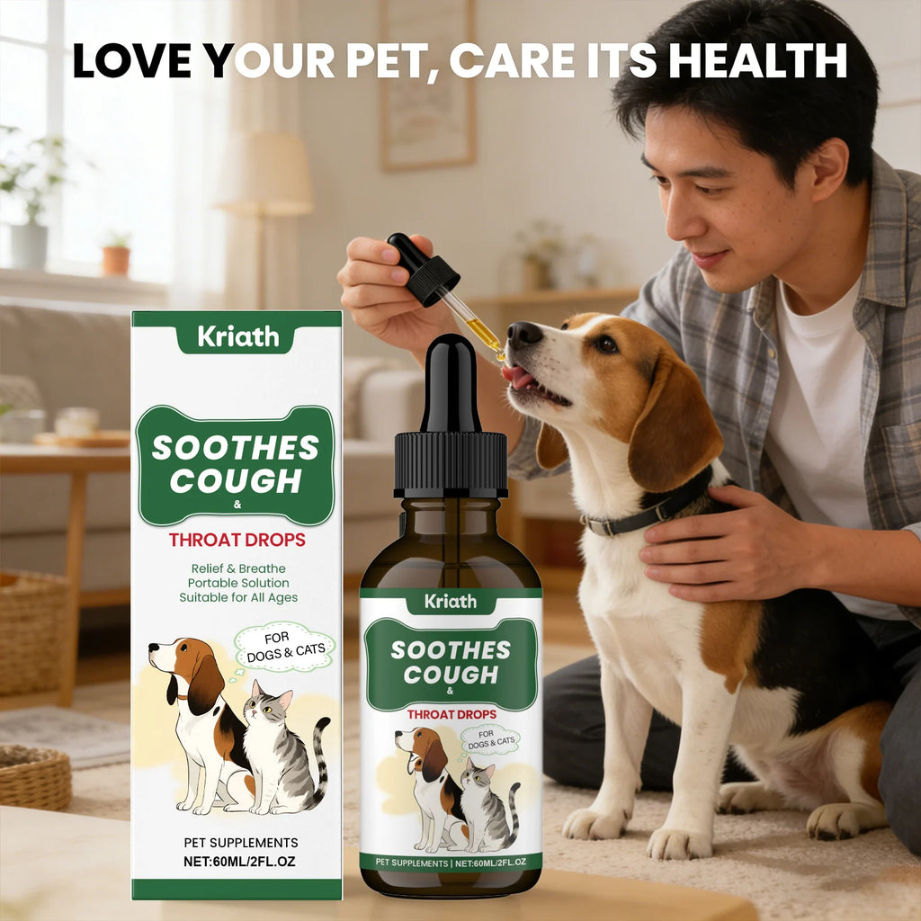 Herbal Throat-Moistening Liquid for Dogs