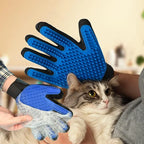 Pet Hair Remover Shower Gloves PUppy Cats Bath Brush Cleaning