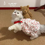 Pet Dress for Dogs & Cats - Layered Cake Style Printed Clothes