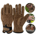 Cowhide Outdoor Protective Gloves Heat Insulation Anti-Cutting