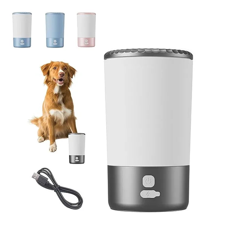Pet Paw Cleaner Machine Automatic, Portable Dog Cat Washer Cup