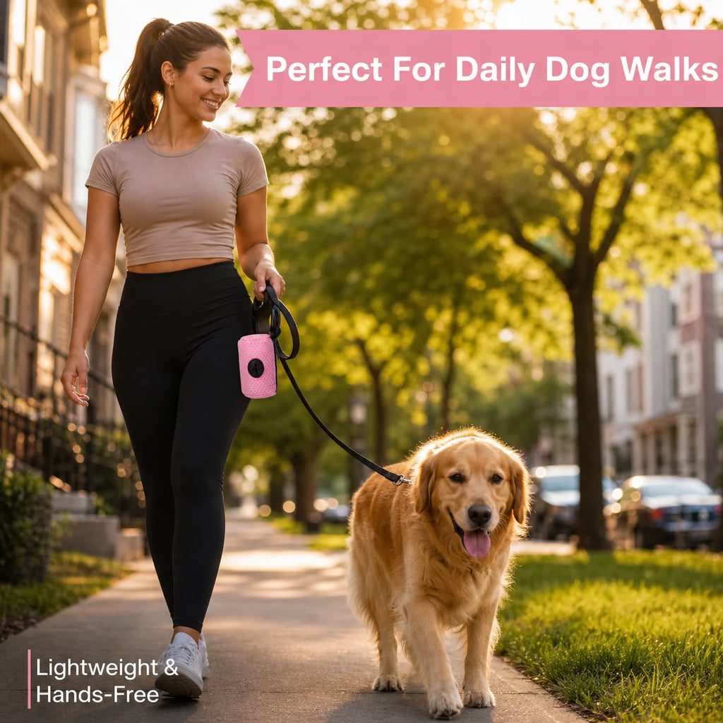 Portable Dog Waste Bag Dispenser & Holder