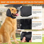 Anxiety Relief Dog Ear Protection Waterproof Muffs Noise Reducing