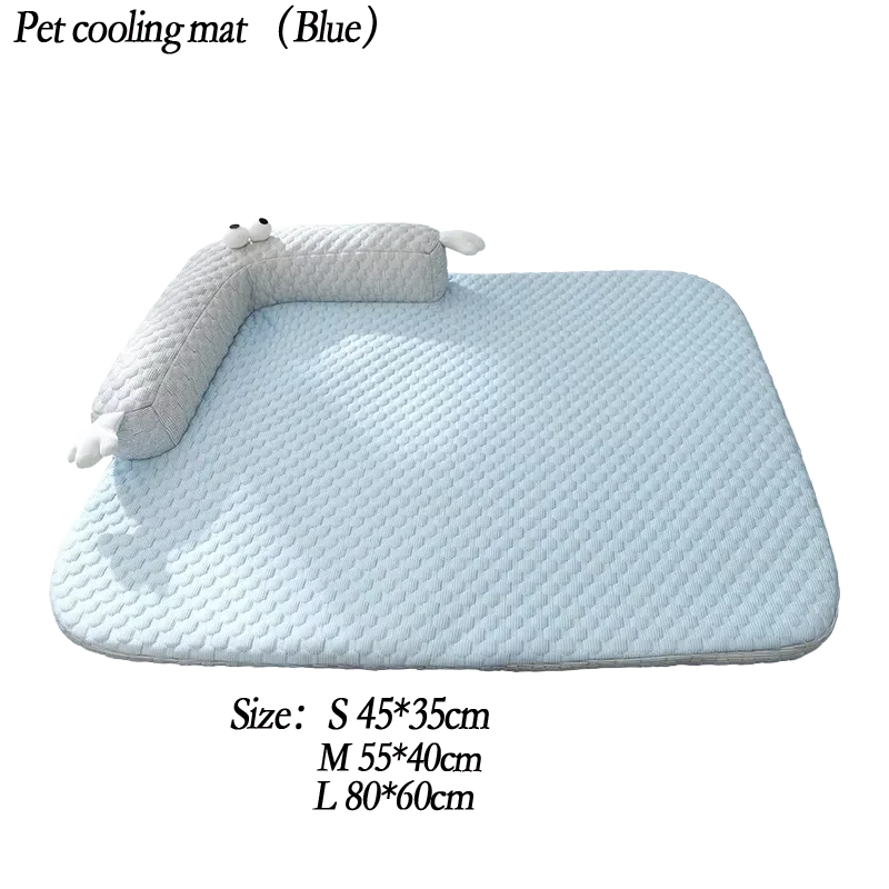 Ice Silk Cooling Orthopedic Dog Bed with Removable Waterproof