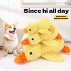 Little Yellow Duck Dog Toy Plush Companion Sleep, Bite Resistant