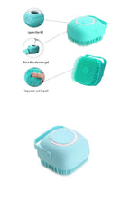 Pet Bathing Brush Soft Silicone Massager Shower Gel Bathing Brush