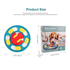 Pet Dog Slow Feeder Bowl Fun Non Slip Anti-Gulping Slower Food