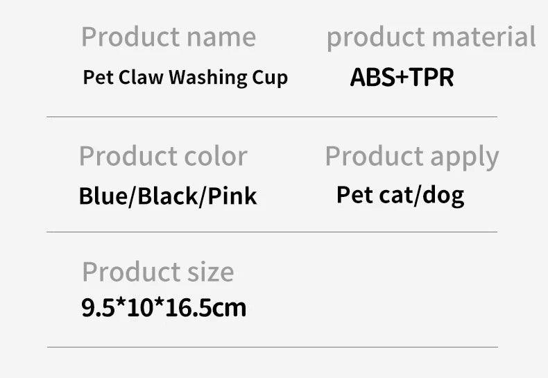 Pet Foot Washing Machine Electric Pet Paw Cleaner Automatic Dog