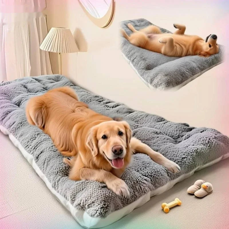 Large Size Dog Bed Mat Sleeping Pad For Winter Use Keep Warm