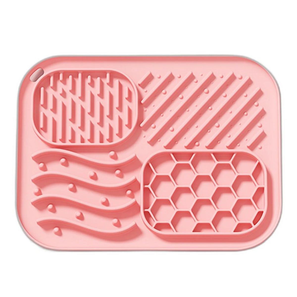 Pet Silicone Slow Feeder Licking Mat Dog Anti_Choke Suction Food