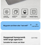 Large Size Cat Litter Mat-Advanced Honeycomb Double Layer