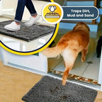 Dog Door Mat for Muddy Paws, ABSorbs Moisture and Dirt, ABSorbent
