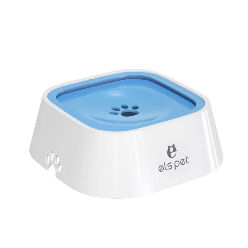 Dog Water Bowl Dog Feeders Slow Water Feeder No-Spill Pet Bowl