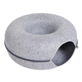 B-Tunnel Donut Cat Bed Interactive Tunnel Pet Felt Indoor Toys