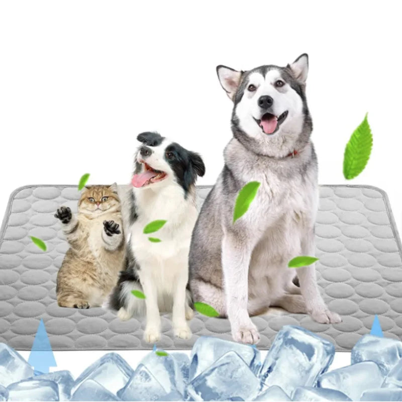 Dog Cooling Mat Summer Pet Cold Bed Extra Large for Small Big Dogs